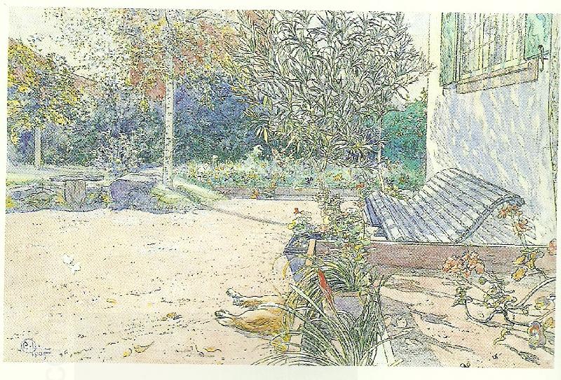 Carl Larsson min gardsplan China oil painting art